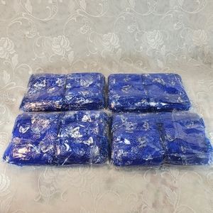 Blue and gold  Organza bags